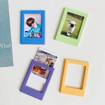 Cadre photo magnétique blanc minimaliste pour décoration moderne