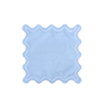 serviette table coton brodée bordure ondulée moderne décoration banquet mariage