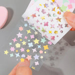 ruban decoratif multicolore etoiles coeurs cercles adhésif manuel diy collage enfants