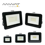 projecteur led moderne extérieur noir mat 110v 220v 10w 20w 30w 50w 100w certifié