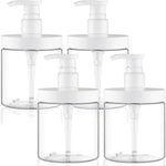 distributeur savon liquide 500 1000 ml pompe bouteille transparent moderne rechargeable