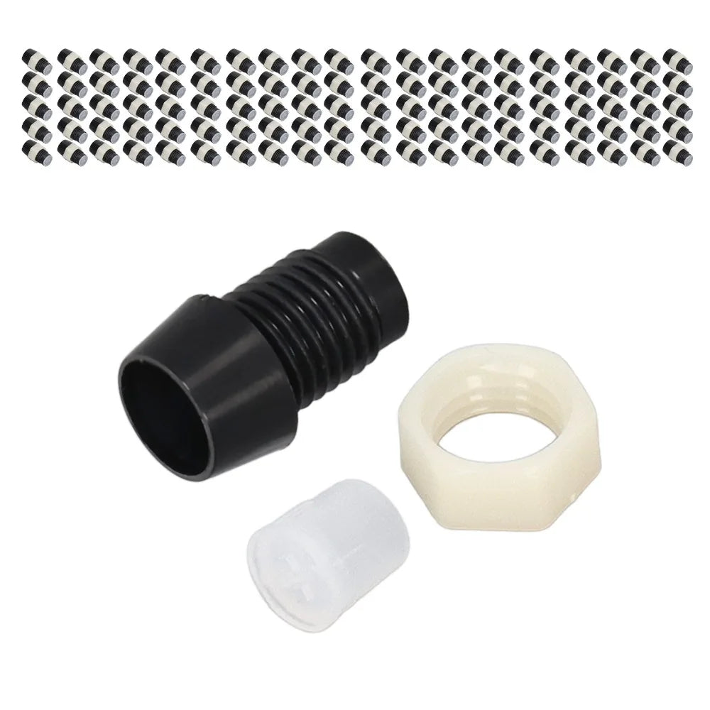 connecteurs câble noir blanc moderne diy électronique fixations bouchons écrous