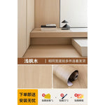 papier peint autoadhésif grain bois moderne mur chambre opaque beige marronclair marronn Foncé PVC