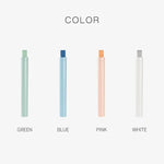 boîte rangement moderne brosse dents portable voyage camping salle bain vert bleu rose blanc