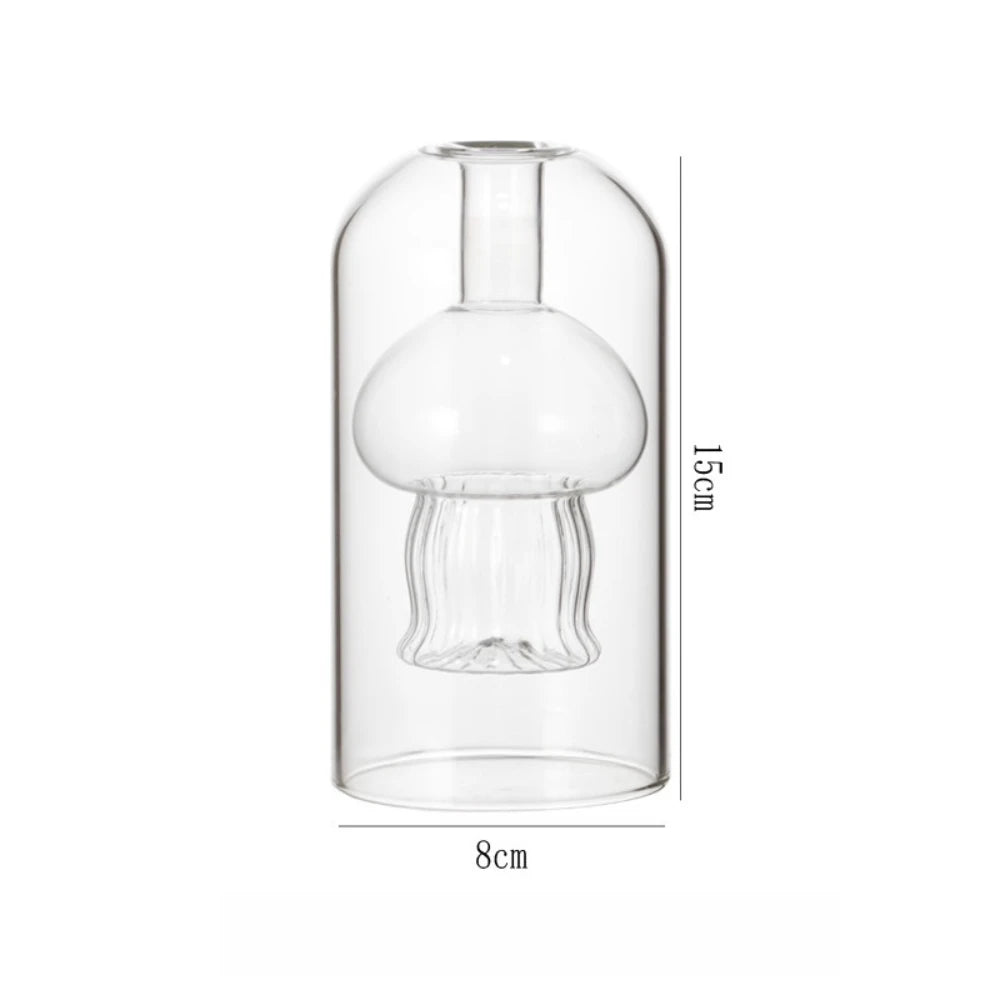 diffuseur huiles essentielles moderne forme champignon transparent vert marron rose bleu