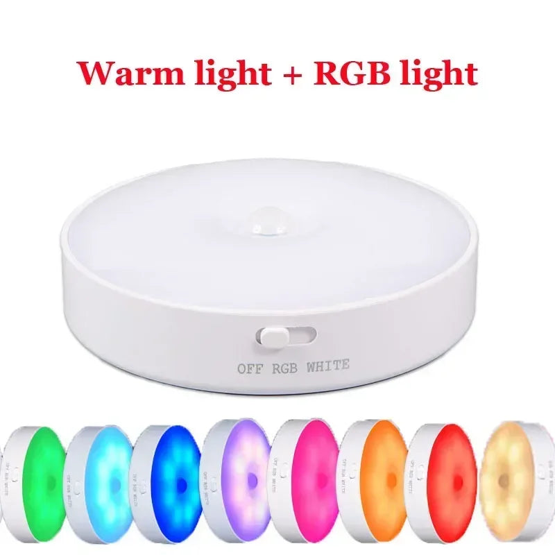 lampe led rechargeable usb aimantée mouvement blanc chaud moderne minimaliste
