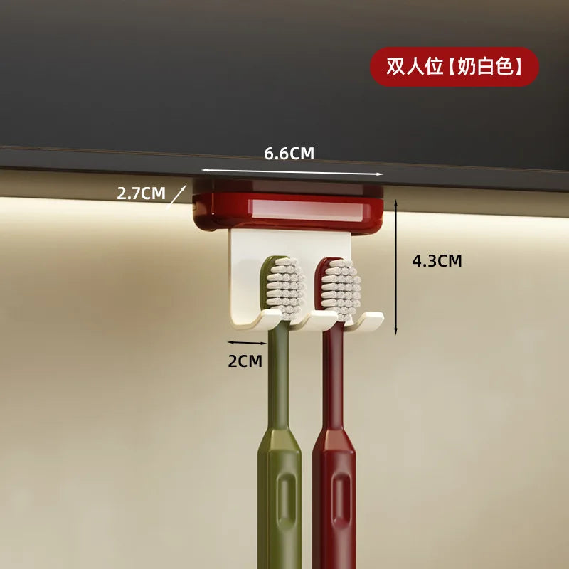 porte brosses dents adhésif moderne vert noir blanc rouge mat opacité salon bain