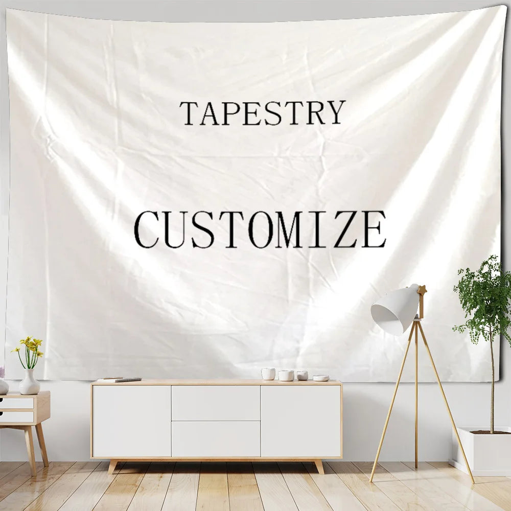 tapisserie personnalisable photo blanche minimaliste polyestère lavable machine rectangle blanc uni mur