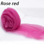 tulle fin bleu clair rose noir gaze blanche élégant délicat translucide bricolage robe coiffure