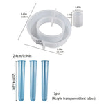vases céramique blancs vases silicone tubes essai plateau compartiments hydroponiques fleurs modernes