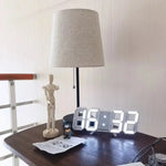 horloge numérique LED pliable horloge murale moderne minimaliste affichage numérique décoration chambre coucher