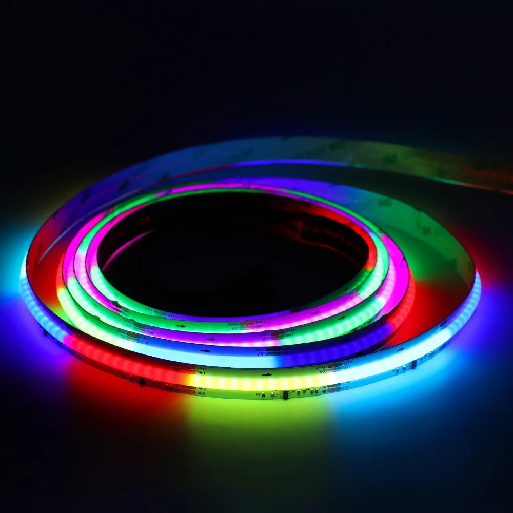 ruban led multicolore moderne 24v rgb 720leds led individuelles toujours allumé