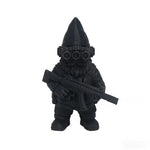 statuette lutteur noir mat moderne intérieur extérieur sans électricité