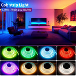 ruban led coB 784 led rgbnw rgbww ws2814 ic blanc bleu rouge moderne