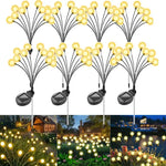 lumière solaire led moderne noire blanche boules lumineuses extérieure ip67 étanche pièces