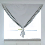 rideau gris clair adhésif moderne polyester 100% opacité fenêtre facile chambre coucherhôtel