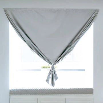rideau gris clair adhésif moderne polyester 100% opacité fenêtre facile chambre coucherhôtel
