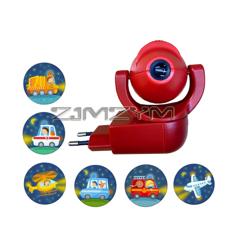 veilleuse led caméra web stickers modernes couleurs vives chambre