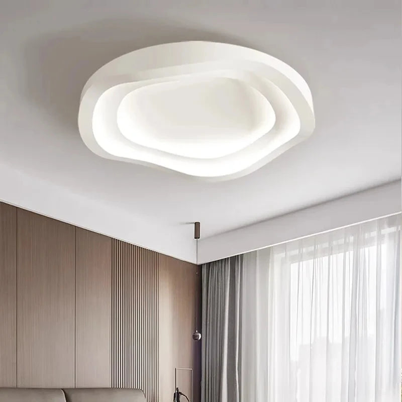 luminaire blanc moderne rideau fenetre chambre lumière led abs acrylique