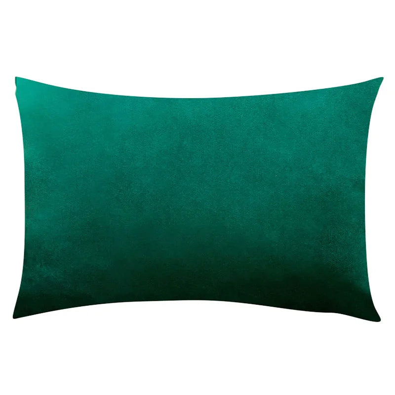 housse coussin velours uni 30x50 cm décoration salon canapé chambre moderne couleur violette