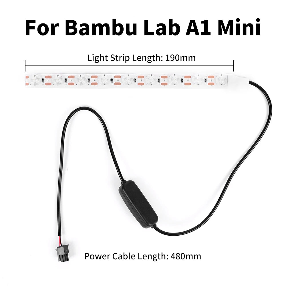 ruban lumineux led blanc moderne clips câble alimentation 256mm led kit quincailleries
