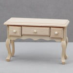meuble miniature bois classique commode tiroirs blancs décoration intérieure miniature animaux nature