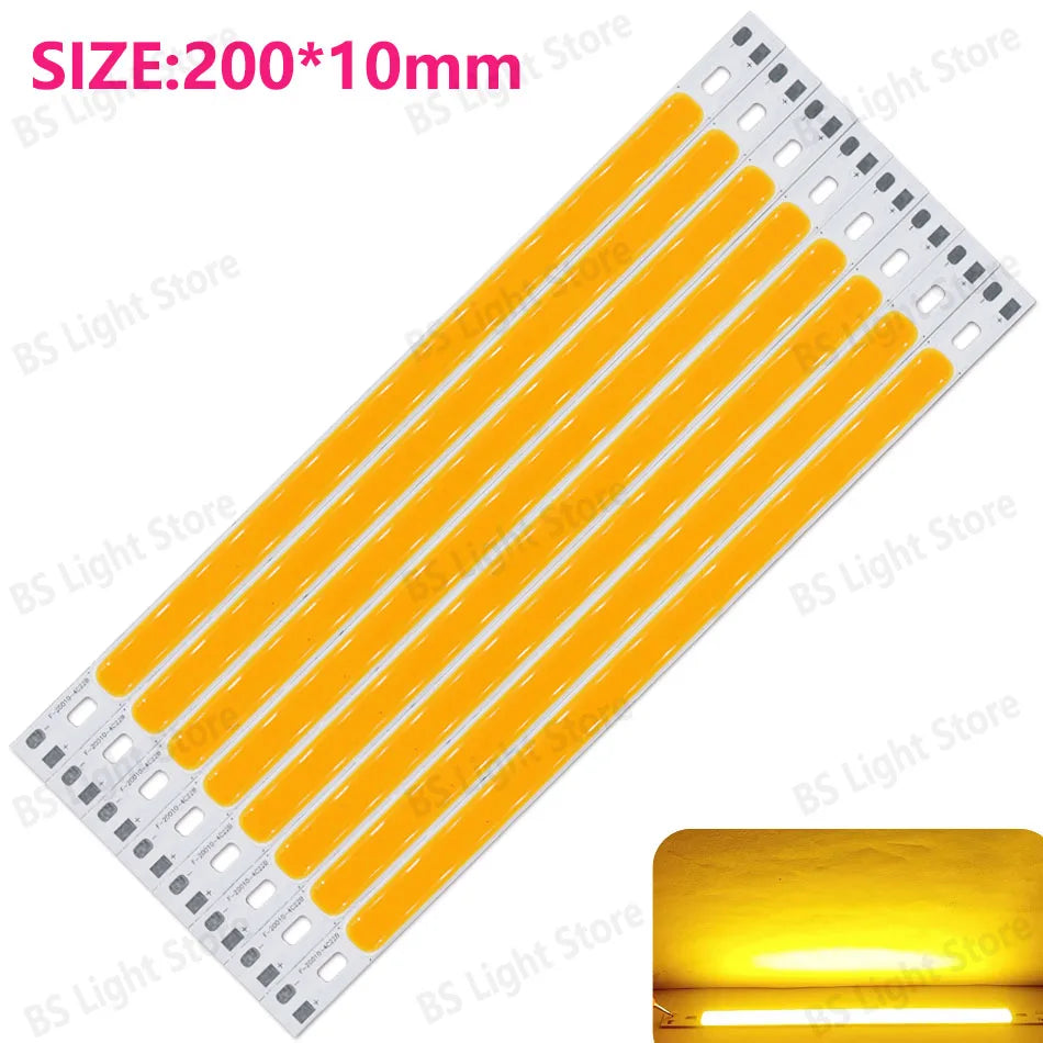 Ruban led jaune rouge vert bleu moderne 12v 12w 200x10mm