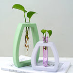 vases silicone couleur vert rose blanc forme coeur rectangle moderne