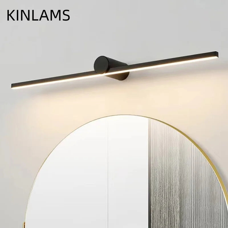applique murale led moderne éclairage quotidien noir mat fixée mur cuisine salle manger chambre