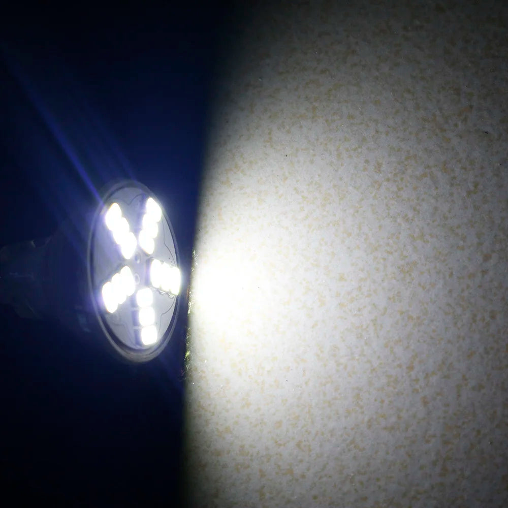 projecteur led 12v 12 15 leds gu4 warm neutral white moderne transparent