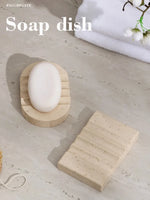 support savon pierre naturelle texture granulée minimaliste couleur beige clairintérieur décoration objet decoratif opacité
