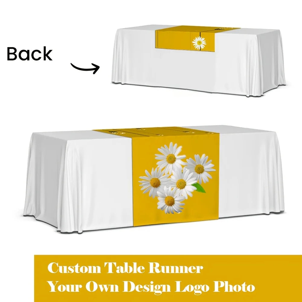 tableau chemin table personnalisé impression polychrome motifs logos textes événementiels mariage anniversaire