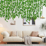 guirlande artificielle vigne soie extérieure feuilles vertes naturel accrochable fête maison decoration