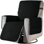 couvre siège fauteuil inclinable polyestère quilted gris moderne sécurité poche rangement machine