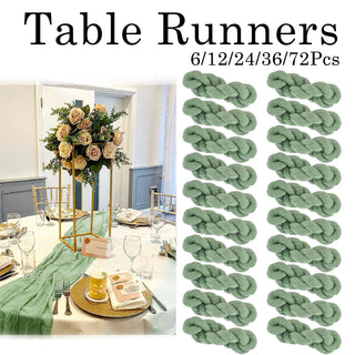 nappes table mariage vert olive bleu beige froissées texturées semi transparentes rustic elegance
