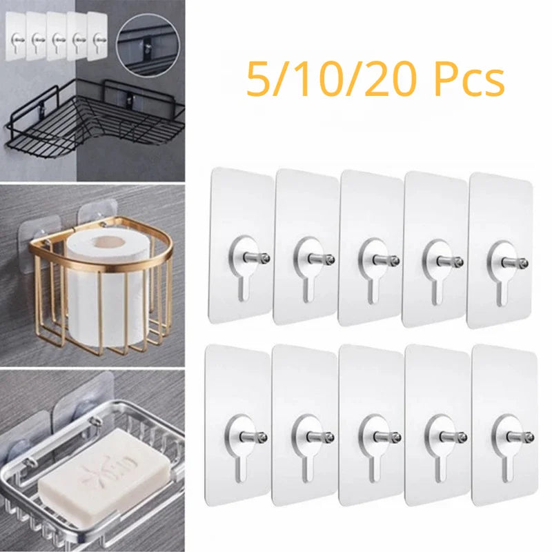 porte savon adhésif transparent moderne minimaliste fixations adhésives vis fixation auto collant PVC