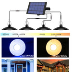 lampe solaire extérieure moderne étanche noir contrôleur télécommande fixations