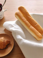 serviettes blancs minimaliste texture rugueuse ensemble 6pcs 12pcs 24pcs restaurant mariage