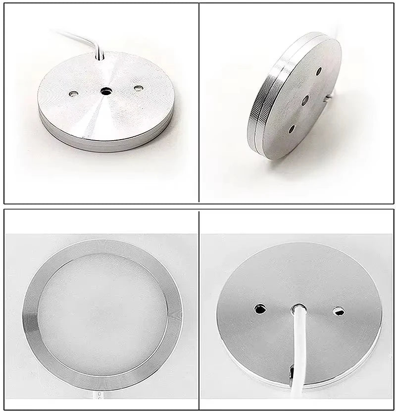 éclairage led spot or noir blanc câble usb boîtier contrôle moderneintérieur camping car caravane