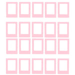 cadres photo aimants couleurs violet rose bleu moderne minimaliste cartes postales