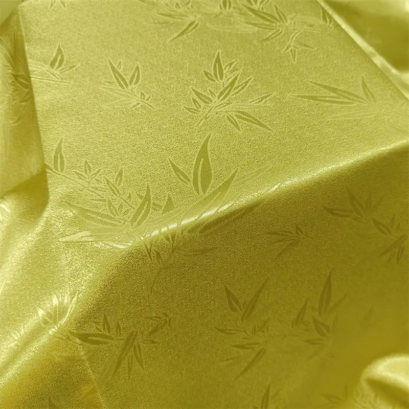tissu brocart bambou vert rouge blanc élégant bricolage maison décor cosplay 150cm polyester