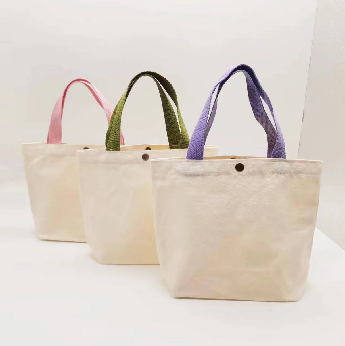 sac main toile beige uni opaque décontracté océans visible sans fente pliante