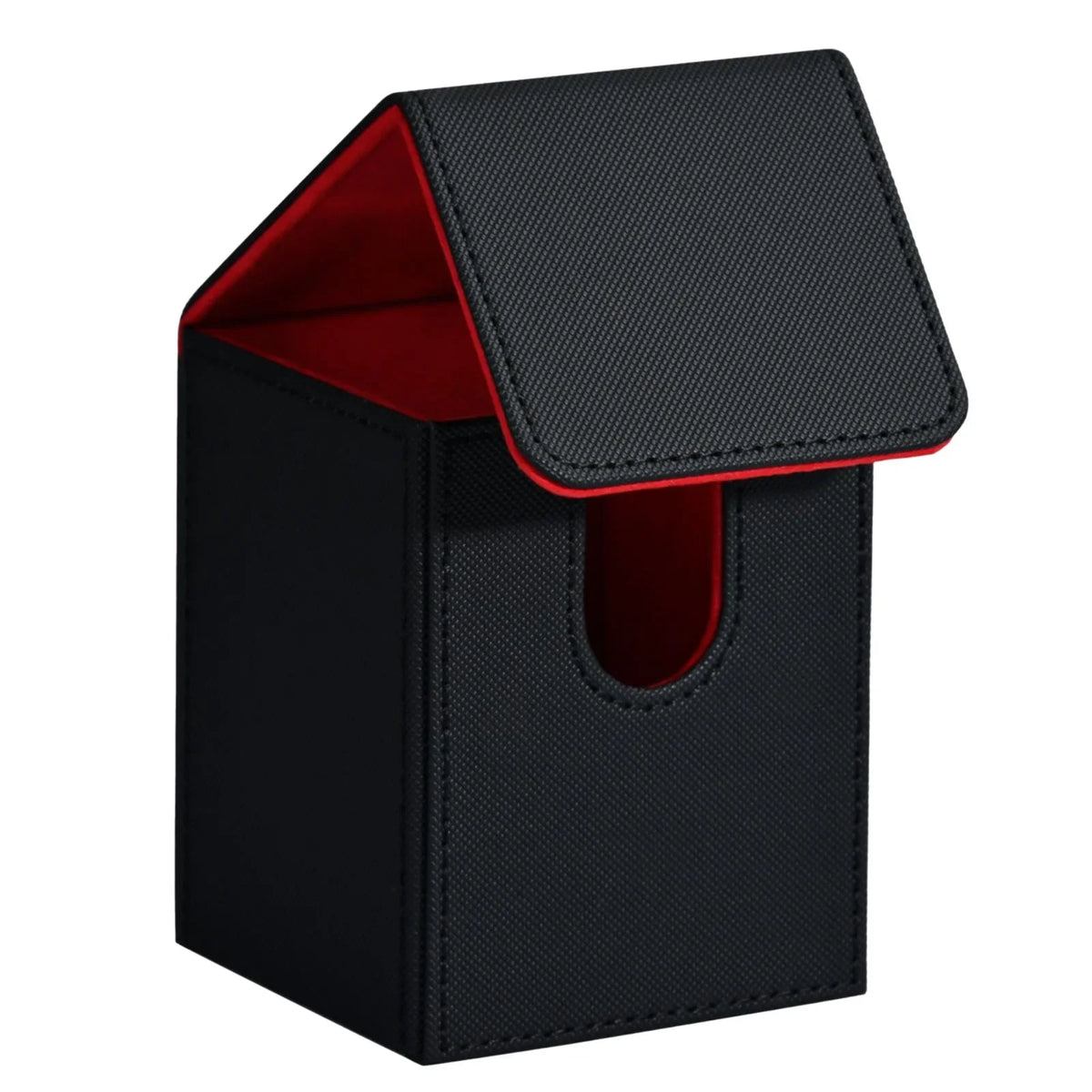 boîte rangement cartes jeu collection protection texturée moderne noir bleu rouge gris