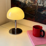 lampe table moderne verre blanc rose interrupteur tactile certifications cem rohs fcc