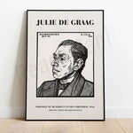 Cette image montre un portrait gravé en noir et blanc de Hendriucs Petrus Bremmer, réalisé en 1916 et conservé au Rijksmuseum d'Amsterdam.