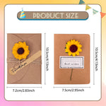 cartes voeux vintage enveloppes fleurs artificielles ruban jute anniversaire mariage noel retraite