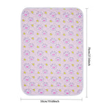 tapis absorbant imperméable chien chat motif pattes coeur lavable antidérapant intérieur moderne bleu