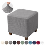 coussins chaise couverture canapé deux trois places tissu jacquard motifs géométriques élastiques moderne vert