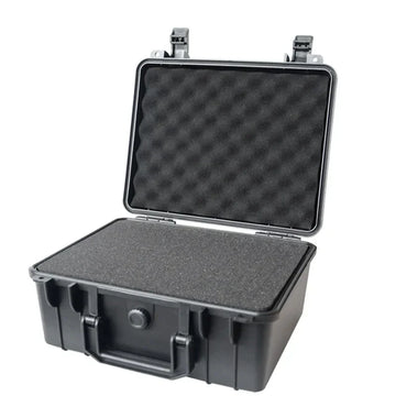 valise rigide noire robuste 280mm 240mm 130mm mousse d'expansion poignée