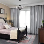 rideau gris moderne opacité uni polyester inclusextérieur chambre salon
